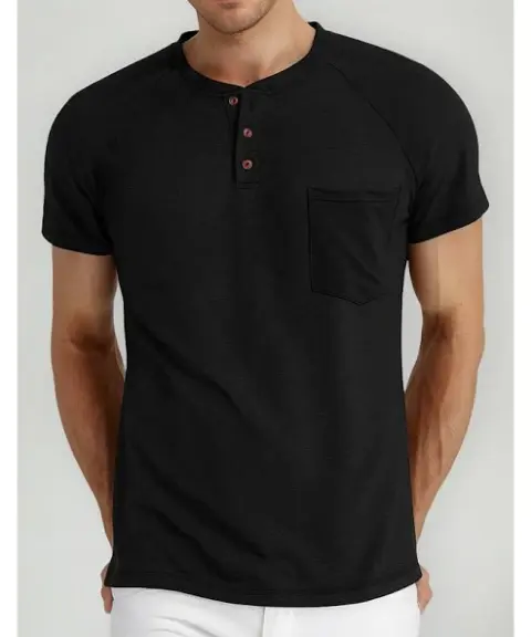 Gildan 5000 Black T Shirt Large