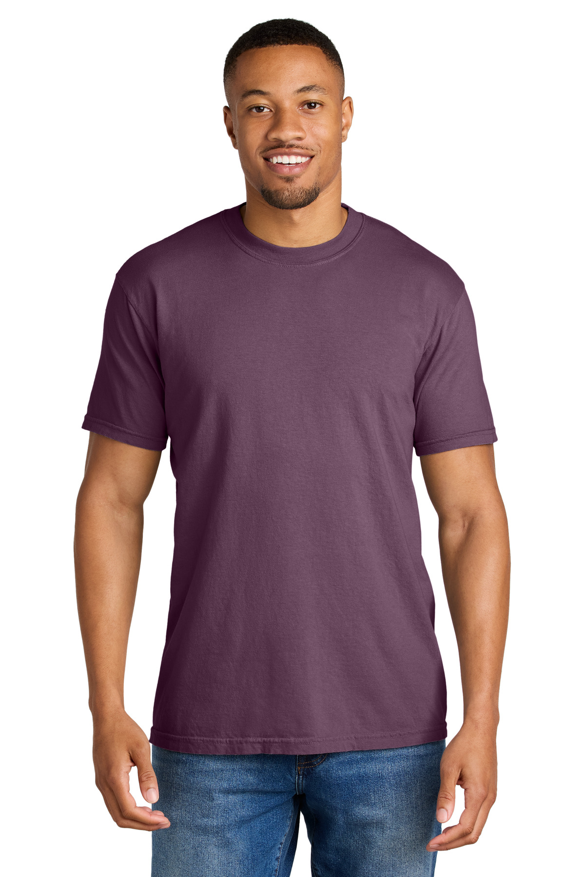 Comfort Colors 1717 - Berry - 3XL Heather purple men’s t-shirt short sleeve classic fit of Ad It Up in Albuquerque