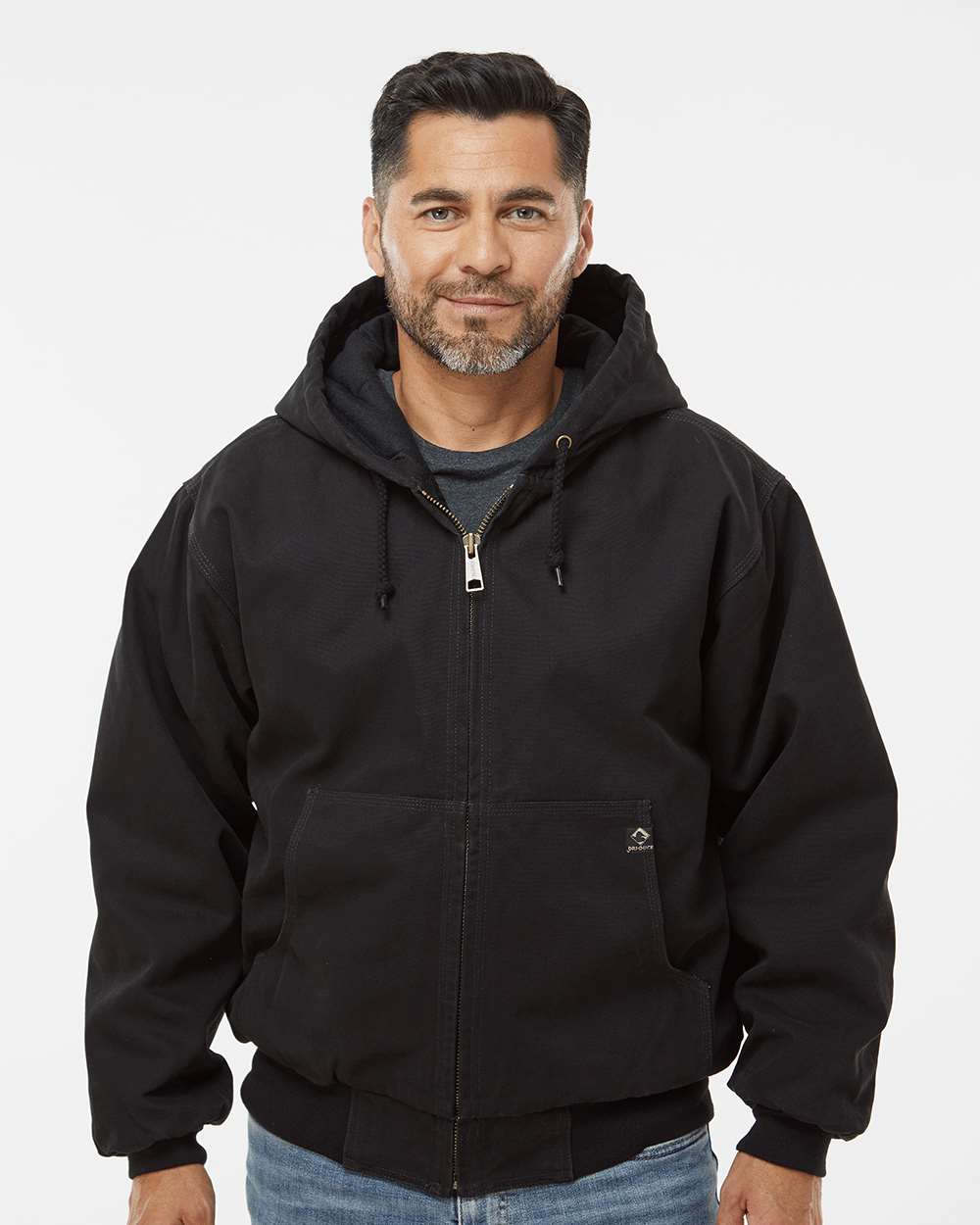 Dri Duck 5020 - Black - 3XL Black men’s zip up hoodie sweatshirt heavyweight fit of Ad It Up in Albuquerque
