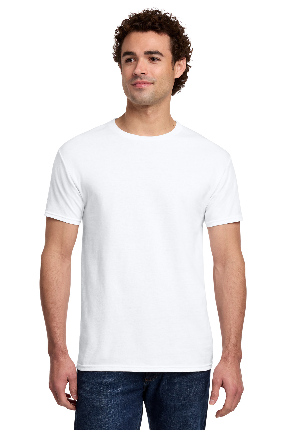 Gildan 3000 - White - XL White men’s t-shirt short sleeve classic fit of Ad It Up in Albuquerque