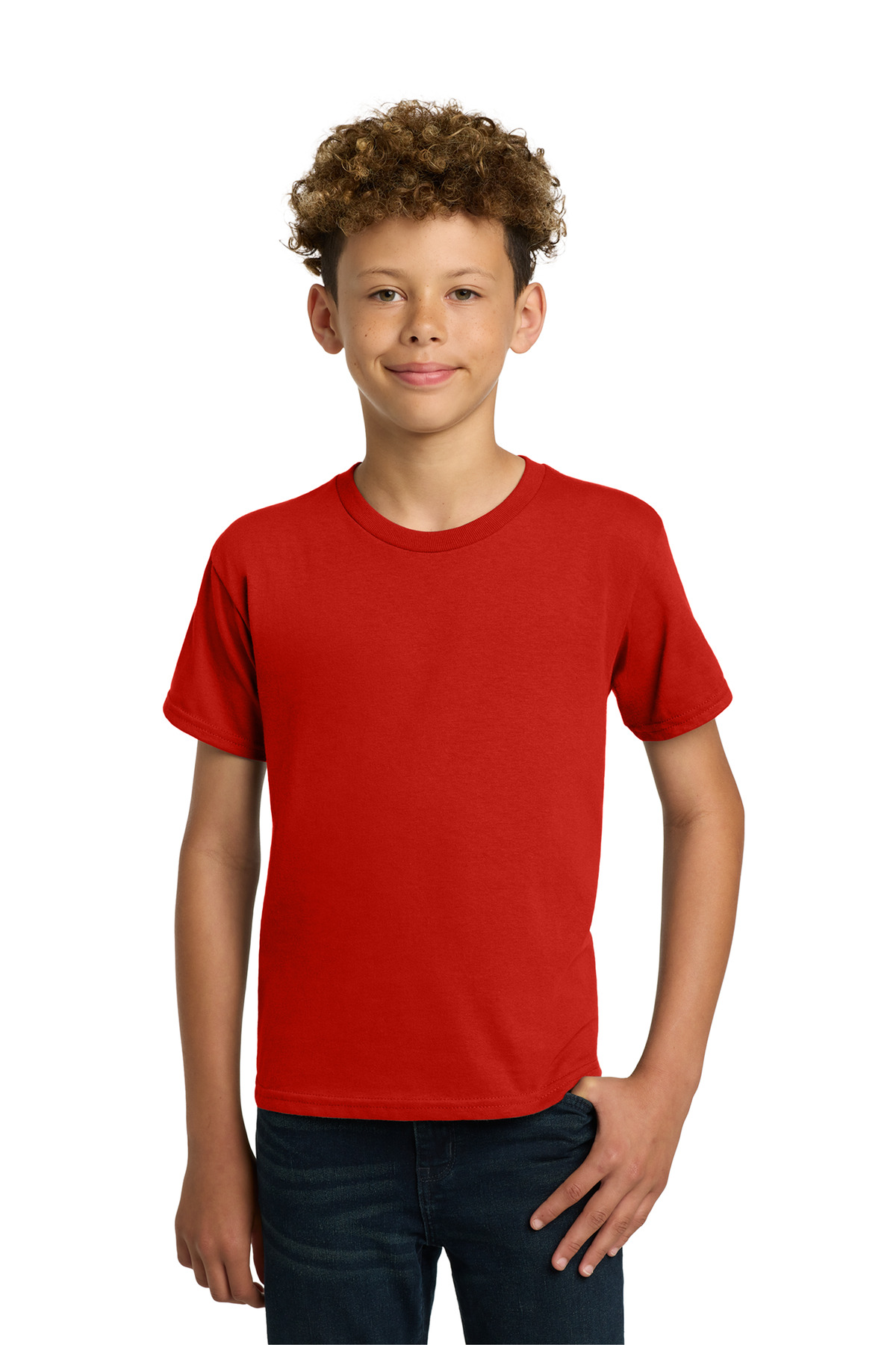 Gildan 5000B - Red - L Kids red t-shirts short sleeve classic fit of Ad It Up in Albuquerque