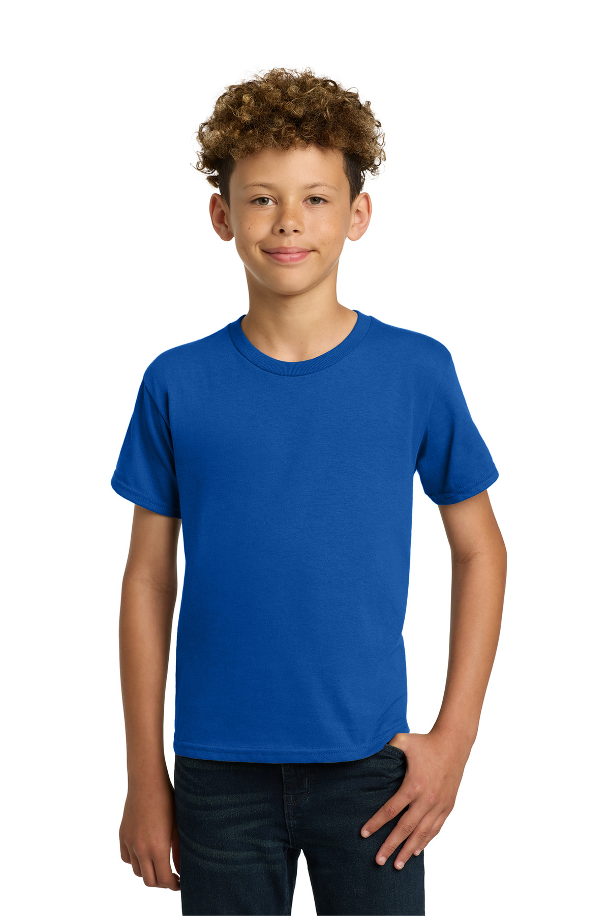 Gildan 5000B - True Royal - M Kids blue t-shirts short sleeve classic fit of Ad It Up in Albuquerque