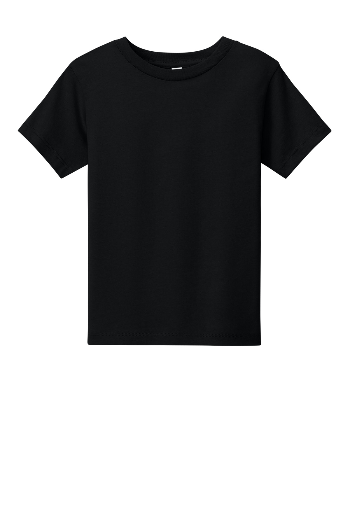 Bella Canvas BC3001T - Black - 3T Black blank t-shirt mockup short sleeve of Ad It Up in Albuquerque