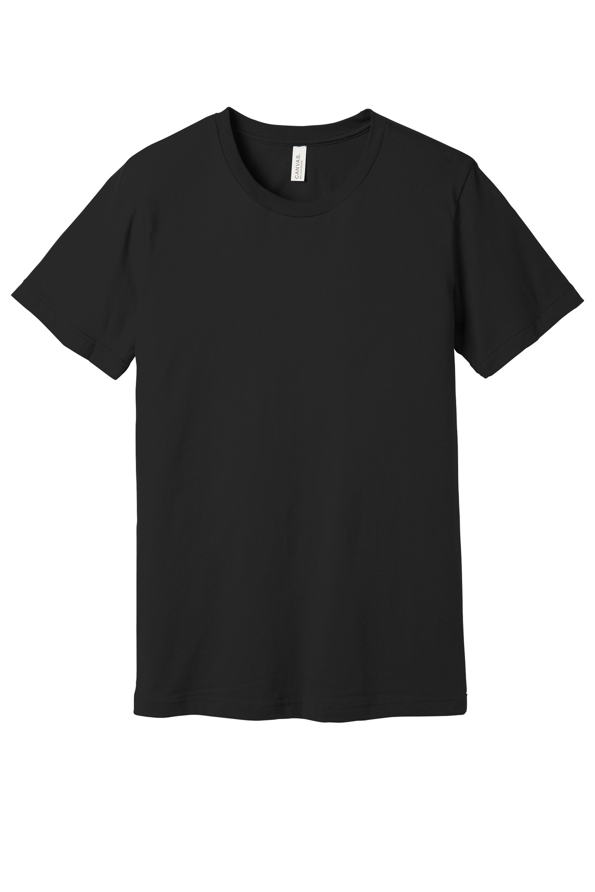 Bella Canvas BC3001 - Black - 4XL Black blank t-shirt mockup short sleeve of Ad It Up in Albuquerque