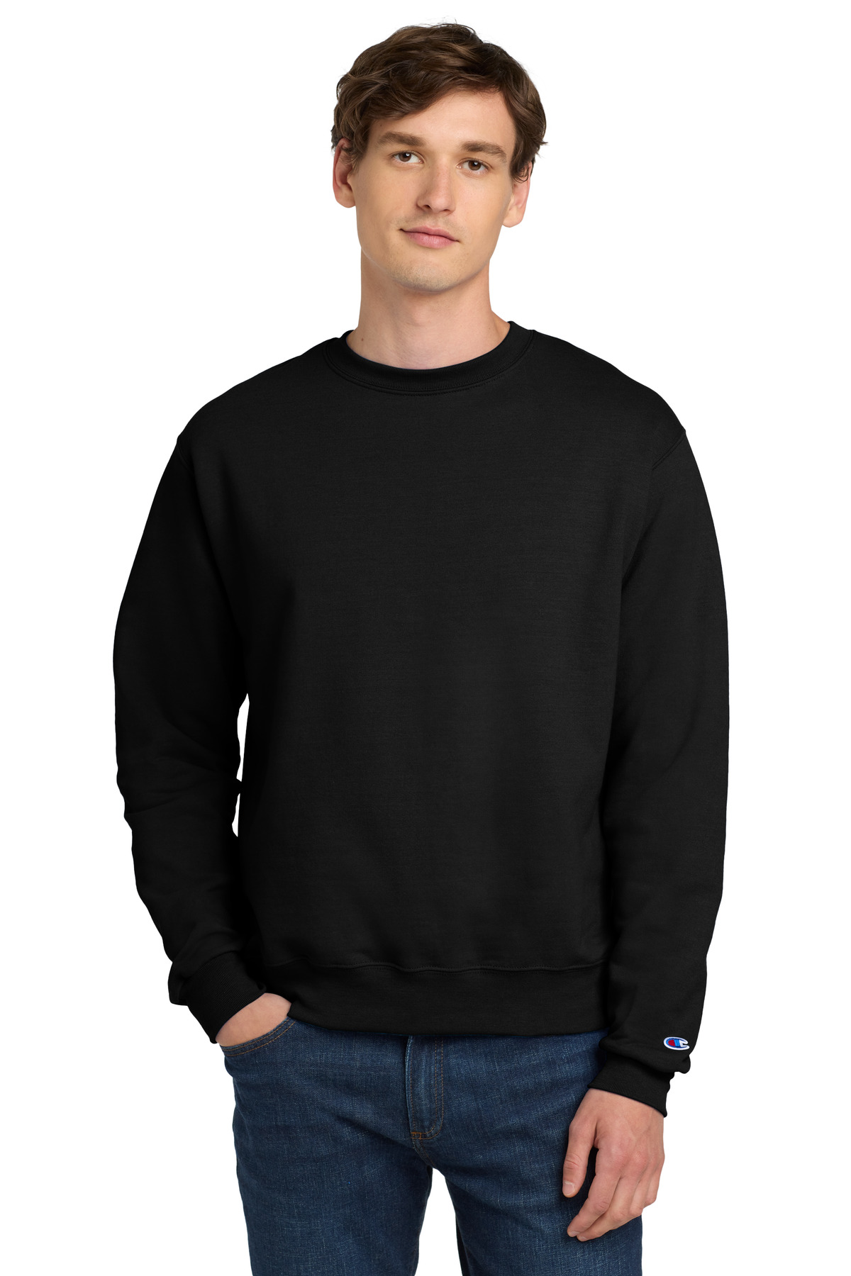 Champion S600 - Black - 3XL Black crewneck sweatshirt classic fit of Ad It Up in Albuquerque