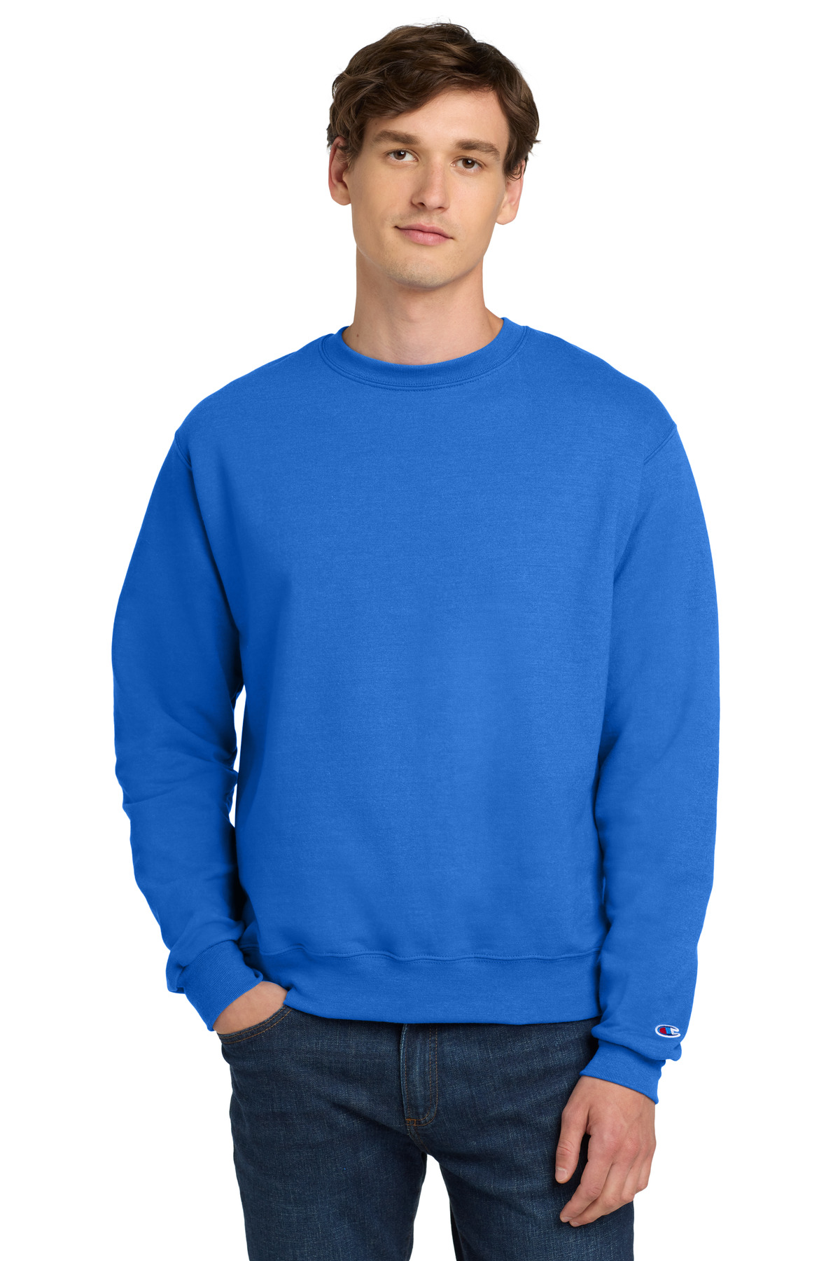 Champion S600 - Royal Blue - S Royal blue crewneck sweatshirt classic fit of Ad It Up in Albuquerque